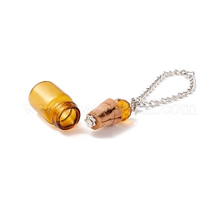 Empty Perfume Bottle Pendants&nbsp;GLAA-H017-01A