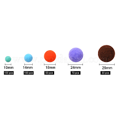 DIY Doll Craft Polyester High-elastic Pom Pom Ball&nbsp;AJEW-SZ0001-53