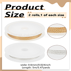 10M 2 Colors Copper Wire with Plastic Spools&nbsp;DIY-LP0003-66B