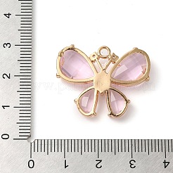Rack Plating Brass Clear Cubic Zirconia Pendants&nbsp;KK-N255-11G-05-RS
