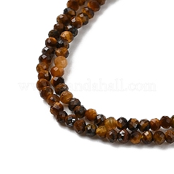 Natural Tiger Eye Beads Strands&nbsp;G-K366-C10-2mm