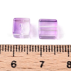 Baking Paint Transparent Glass Beads&nbsp;X1-DGLA-N005-01A-07