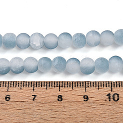 Crackle Glass Beads&nbsp;X1-GLAA-N009-6mm-06