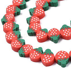 Handmade Polymer Clay Bead Strands&nbsp;CLAY-R069-01G-03