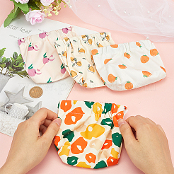 4pcs Mini Cloth Printed Multipurpose Shrapnel Makeup Bags Change Purse&nbsp;ABAG-GF0001-26