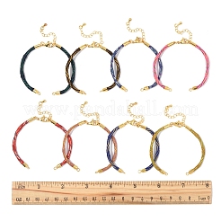 8Pcs 8 Colors Nylon Cord Bracelets&nbsp;MAK-FS0001-05