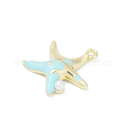 Alloy Enamel Pendants&nbsp;PALLOY-R151-42G-01