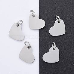 Anti-Tarnish 304 Stainless Steel Stamping Blank Tag Charms&nbsp;STAS-I311-19P