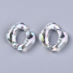 Transparent Acrylic Linkings Rings&nbsp;PACR-N010-037