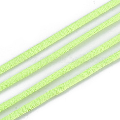 ポリエステル糸  サテンラテイルコード  緑黄  2mm  約10 M /バンドル&nbsp;X-OCOR-S124-26