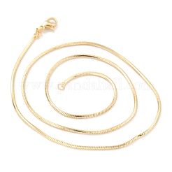 Brass Snake Chain Necklaces&nbsp;NJEW-I247-03G