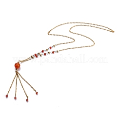 304 Stainless Steel Pendant Necklaces&nbsp;NJEW-H210-G-G