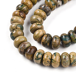 Natural Verdite Stone Beads Strands&nbsp;G-T140-72A