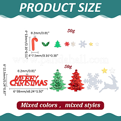 100G 2 Styles PVC Plastic Sequins Confetti&nbsp;FEPA-ME0001-02