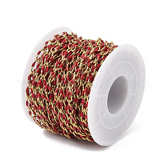 Ion Plating(IP) 304 Stainless Steel Dapped Chains&nbsp;AJEW-Q150-09G-06