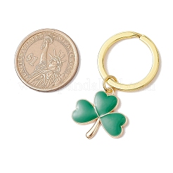 Clover Alloy Enamel Pendant Keychain&nbsp;KEYC-JKC01132