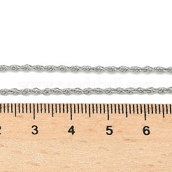 304 Stainless Steel Rope Chain Necklaces&nbsp;NJEW-Z084-02P-02