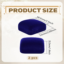 2Pcs Velvet Badge Storage Boxes&nbsp;CON-LP0001-88C
