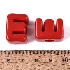 Opaque Acrylic European Beads&nbsp;OACR-M027-01E-06