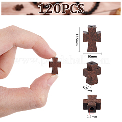 120Pcs Natural Wooden Beads&nbsp;WOOD-UN0001-10