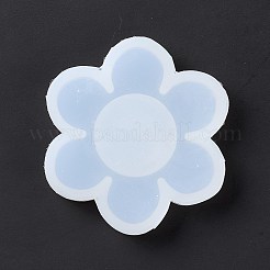 シェーカーモールド  DIYフラワークイックサンドシリコンモールド  レジン型  UVレジン用  エポキシ樹脂工芸品作り  ホワイト  77x71x13mm  内径：40x70mm&nbsp;LS-DIY-G059-B07