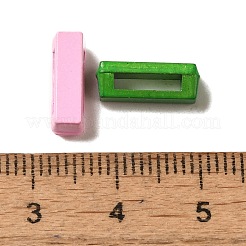 Alloy Spray Paint Slide Charms&nbsp;PALLOY-TAC0018-03-I