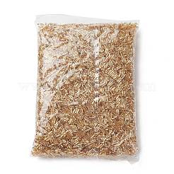 ガラスツイストbuglesシードビーズ  ゴールデンロッド  約6mm長  直径1.8mm  穴：0.6mm  約10000個/袋。 1ポンドのパッケージごとに販売&nbsp;TTSDB6MM22