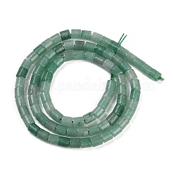 天然石グリーンアベンチュリンビーズ連売り  コラム  4.5x4mm  穴：1mm  約82~83個/連  14.88~14.96インチ（37.8~38cm）&nbsp;G-C084-A03-01
