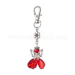Angel Glass Pendant Decorations&nbsp;HJEW-MZ00261-01