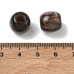 Opaque Resin European Beads&nbsp;RESI-F073-12A