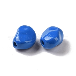 塗装合金ビーズをスプレー  豆  ミックスカラー  7.5x5.5x4.3mm  穴：1.2mm&nbsp;PALLOY-K001-09