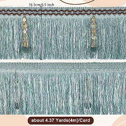4M Polyester Fringe Tassel Trim&nbsp;DIY-OC0013-37A