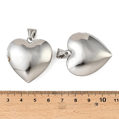 316 Stainless Steel Locket Pendants&nbsp;STAS-K321-12B-P