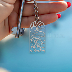 12Pcs 6 Styles Divination Theme 201 Stainless Steel Pendants&nbsp;STAS-DC0012-70