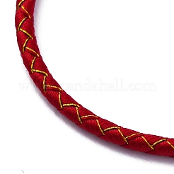 Polyester Cord Braided Bracelet Makings&nbsp;MAK-Z003-01G