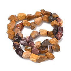 Raw Rough Natural Mookaite Beads Strands&nbsp;G-M453-D15