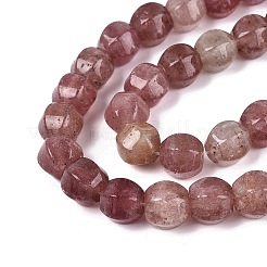 Natural Strawberry Quartz Beads Strands&nbsp;G-Q608-08A-07