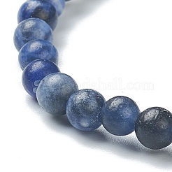 Natural Sodalite Beaded Stretch Bracelets&nbsp;BJEW-A117-A-36