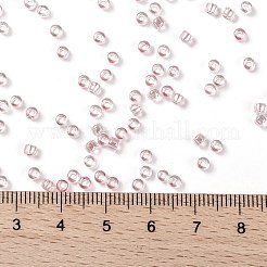 トーホー 8/0ラウンドビーズ  日本製シードビーズ  （ライトフレンチローズ透明光沢289)個  8/0  3mm  穴：1mm  約222個/10g&nbsp;X-SEED-TR08-0289