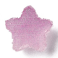 樹脂デコデンカボション  模造キャンディー  ツートン  グラデーションカラー  スター  蘭  11x11.5x5mm&nbsp;CRES-Y001-02B-05