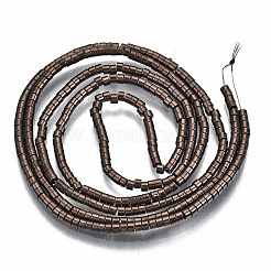 Electroplate Non-magnetic Synthetic Hematite Beads Strands&nbsp;G-T114-57-01