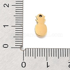 Ion Plating(IP) 304 Stainless Steel Charms&nbsp;STAS-P379-30G