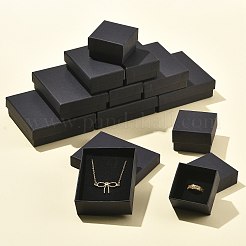 12Pcs 4 Styles Cardboard Paper Jewelry Set Boxes&nbsp;CBOX-FS0001-12