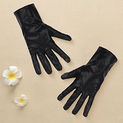 Women's Shiny PU Leather Gloves&nbsp;AJEW-CL0003-04B