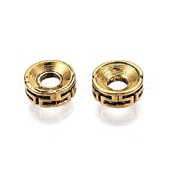 Tibetan Style Spacer Beads&nbsp;TIBEP-S315-46AG-RS