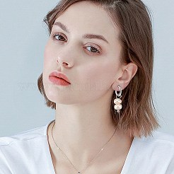 4セット2色の天然養殖淡水真珠ペンダント  ジャガイモのチャーム  プラチナメッキ真鍮パーツ付き  ミックスカラー  11~16.5x4~4.5x4~4.5mm  穴：3.5mm  2セット/カラー&nbsp;FIND-AR0004-60