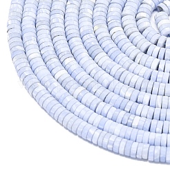 Synthetic Blue Lace Agate Beads Strands&nbsp;G-P575-B35-4x1mm