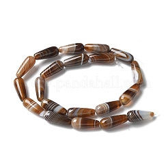 Natural Banded Agate Beads Strands&nbsp;G-NH0001-I01-01