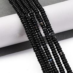 Natural Black Banded Agate(Dyed & Heated) Beads Strands&nbsp;G-C171-B02-02