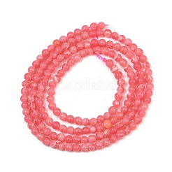 Dyed Synthetic Rhodochrosite Beads Strands&nbsp;GG-CBA0389-A03-2mm